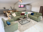 Ascot Sofa 3+2 Set Green