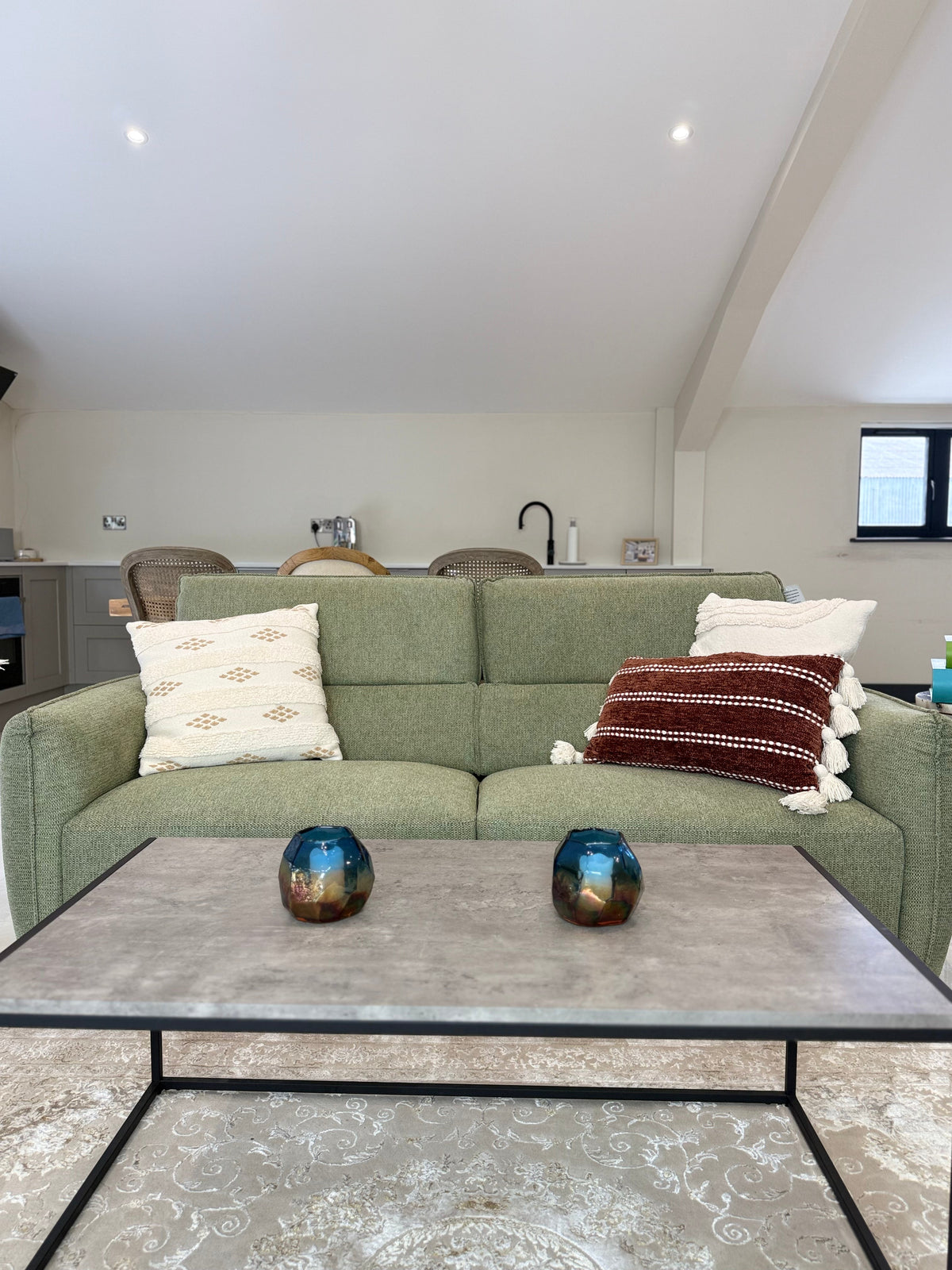 Ascot Sofa 3+2 Set Green