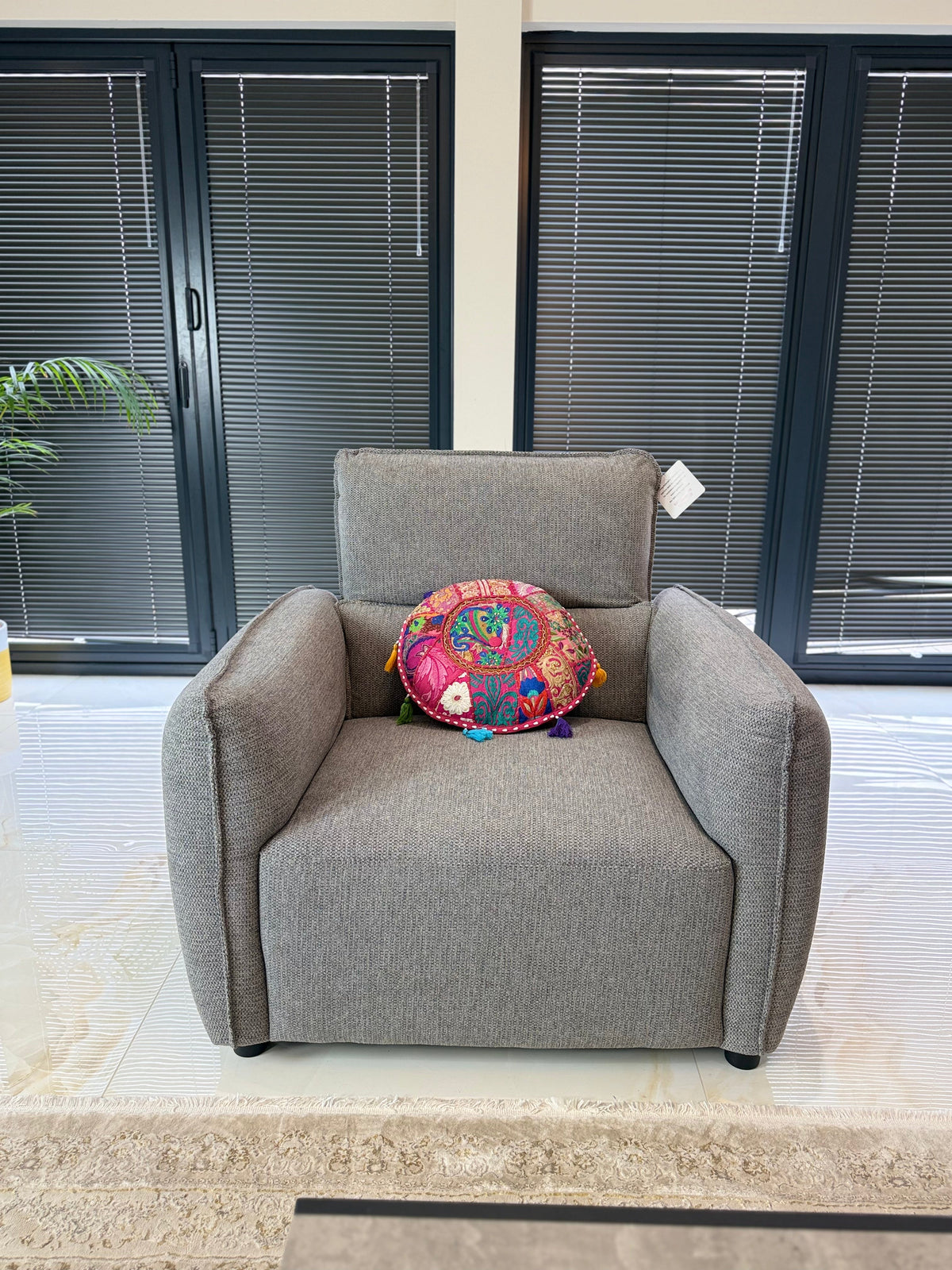 Ascot Sofa Armchair Grey