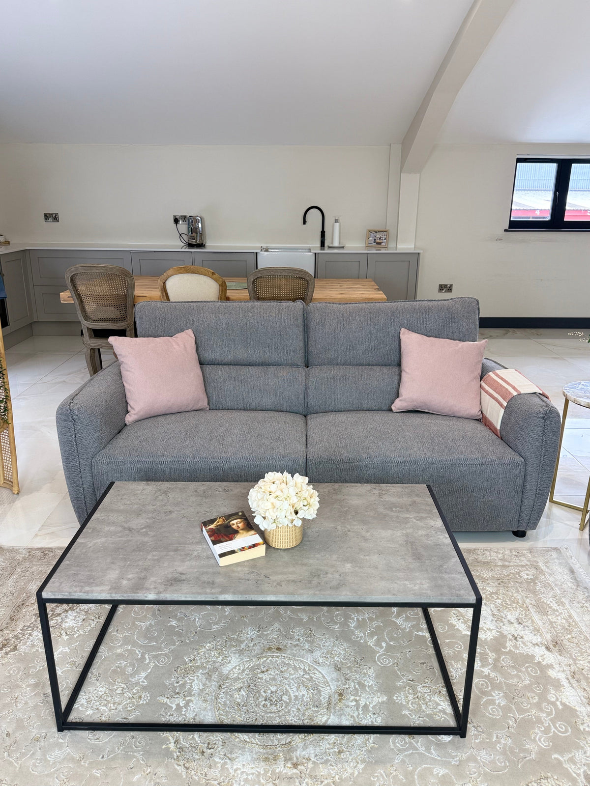 Ascot Sofa 3+2 Set Grey