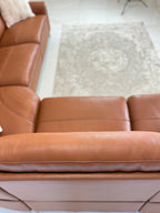 Arizona Electric Recliner Sofa Large Corner Tan