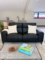 Richmond Electric Recliner Sofa 3+2 Set Black
