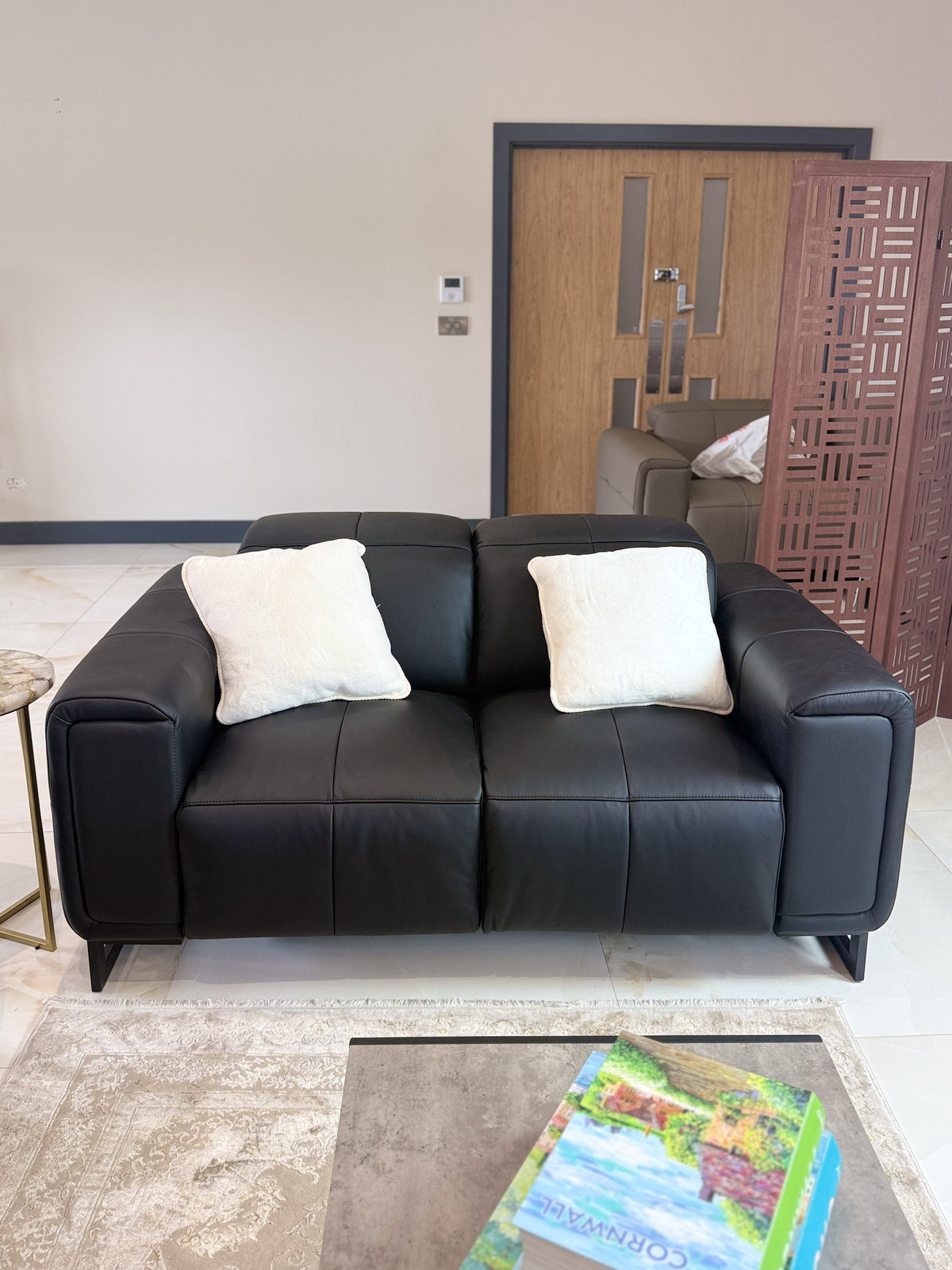 Richmond Electric Recliner Sofa 3+2 Set Black