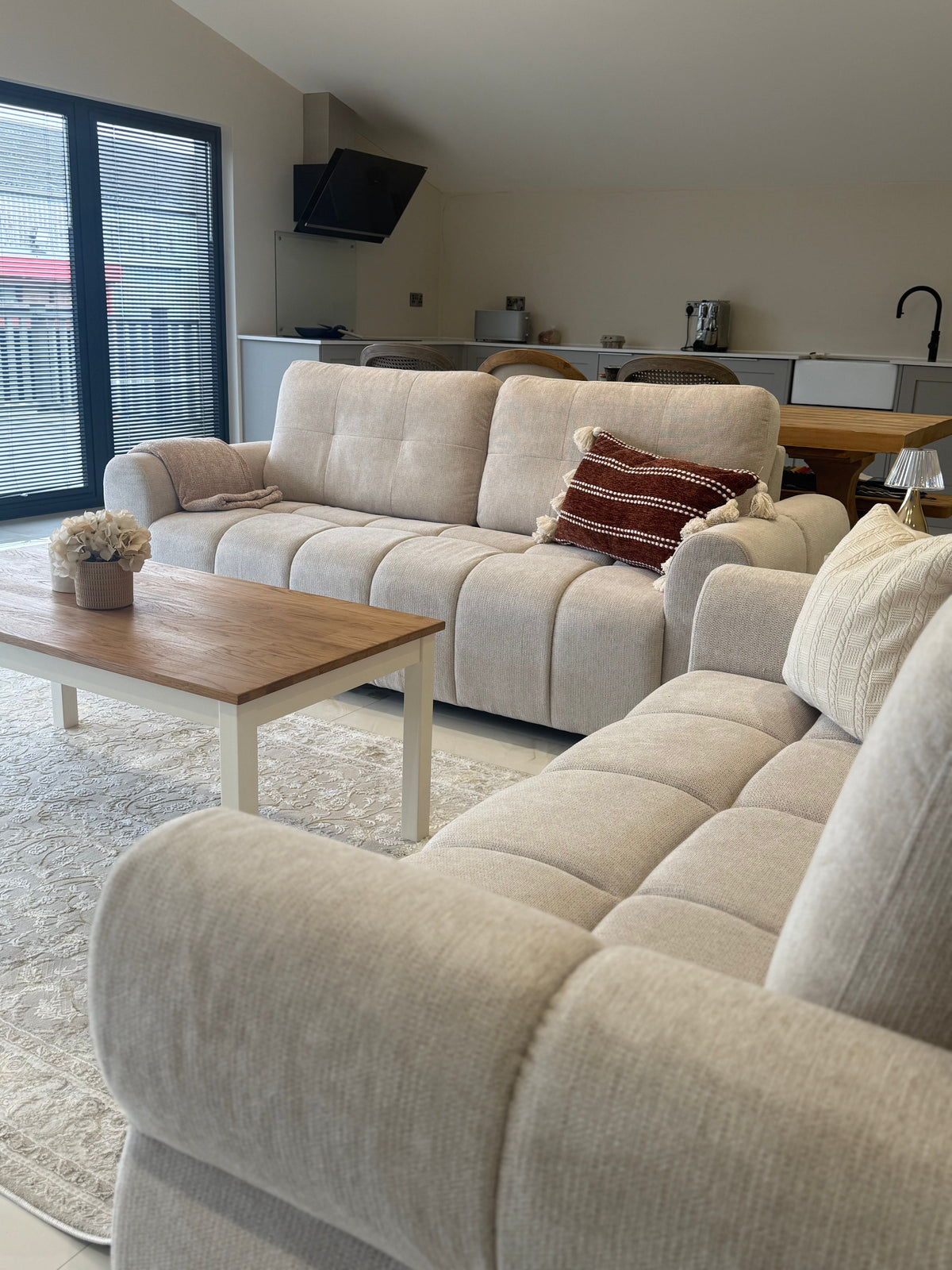 San Marino Sofa 3+2 Set Beige