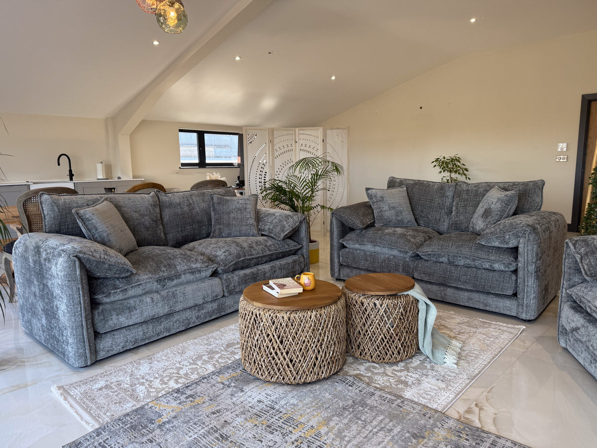 Solaya Sofa 3+2 Set Grey