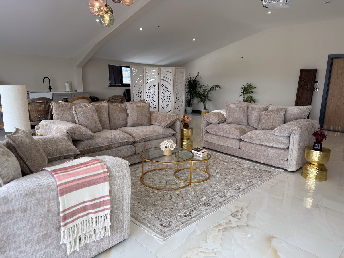 Solaya Sofa 3+2 Set Beige