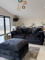 Solaya Sofa 3 Seater Black