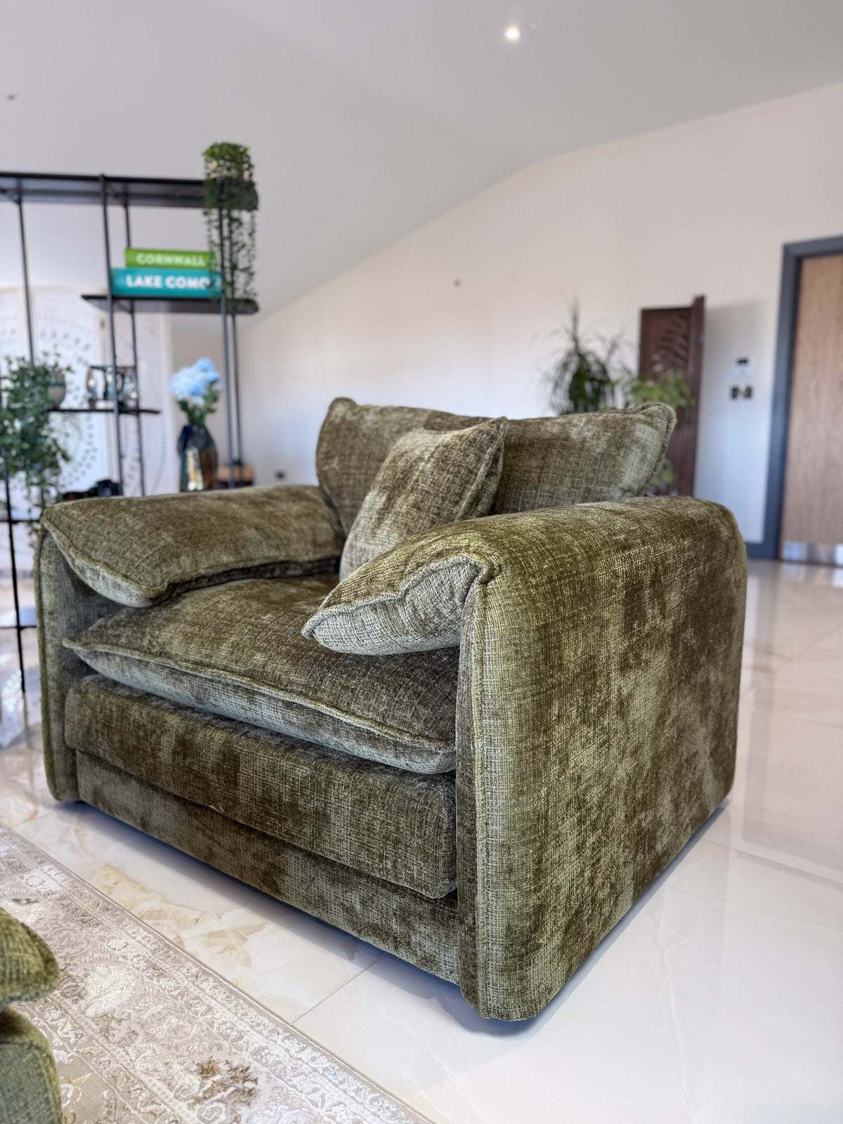 Solaya Sofa Armchair Olive