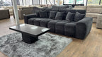 Jacob Sofa 4 Seater Black