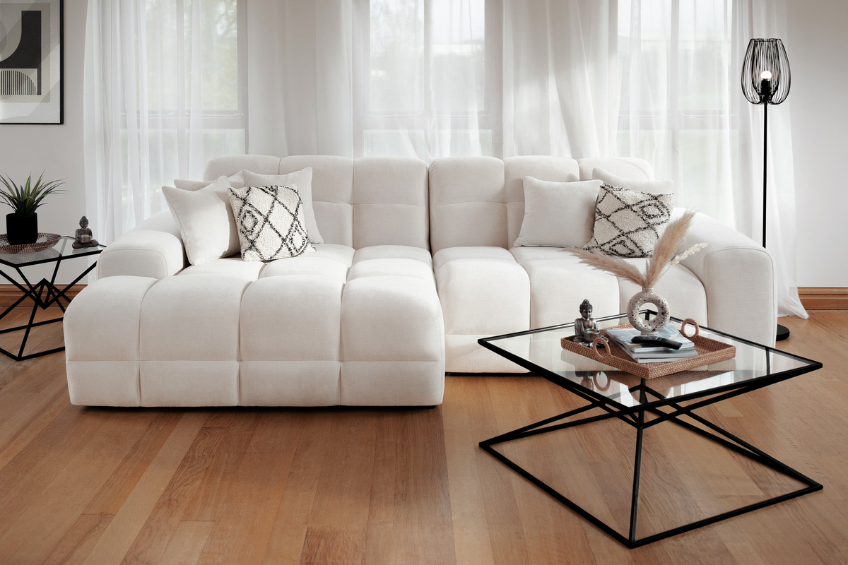 Jacob Sofa Left Hand Facing Corner Beige