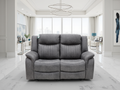 Leon Electric Recliner Sofa 2 Seater Grey