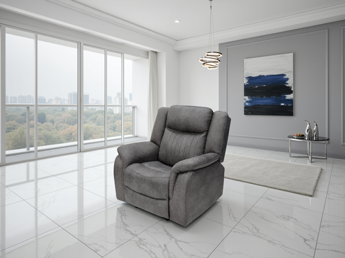 Leon Electric Recliner Sofa Armchair Grey