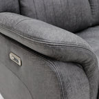 Leon Electric Recliner Sofa 2 Seater Grey