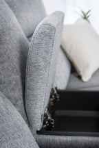 Linden Electric Recliner Sofa 2 Seater Grey
