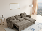 Moscow Sofa Bed Universal Corner Brown