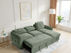 Moscow Sofa Bed Universal Corner Green