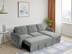 Moscow Sofa Bed Universal Corner Grey