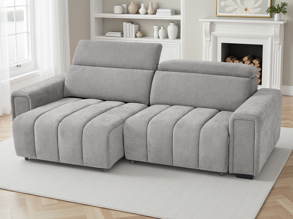 Molly Electric Sofa Bed 3 Seater Grey