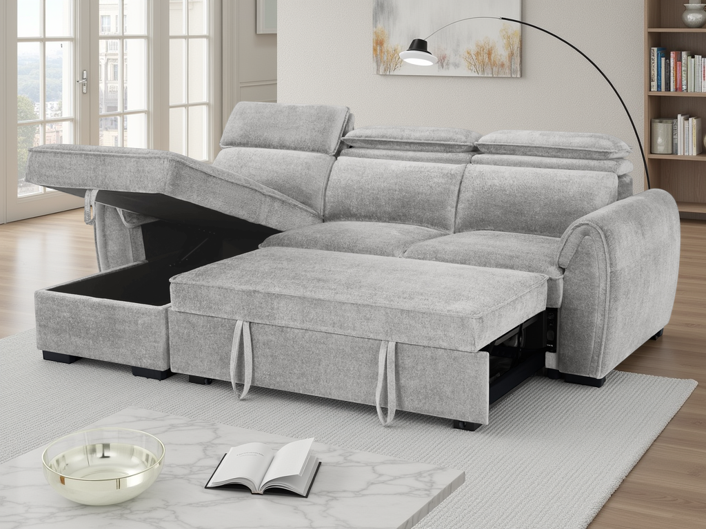 Montrose Sofa Bed Universal Corner Grey