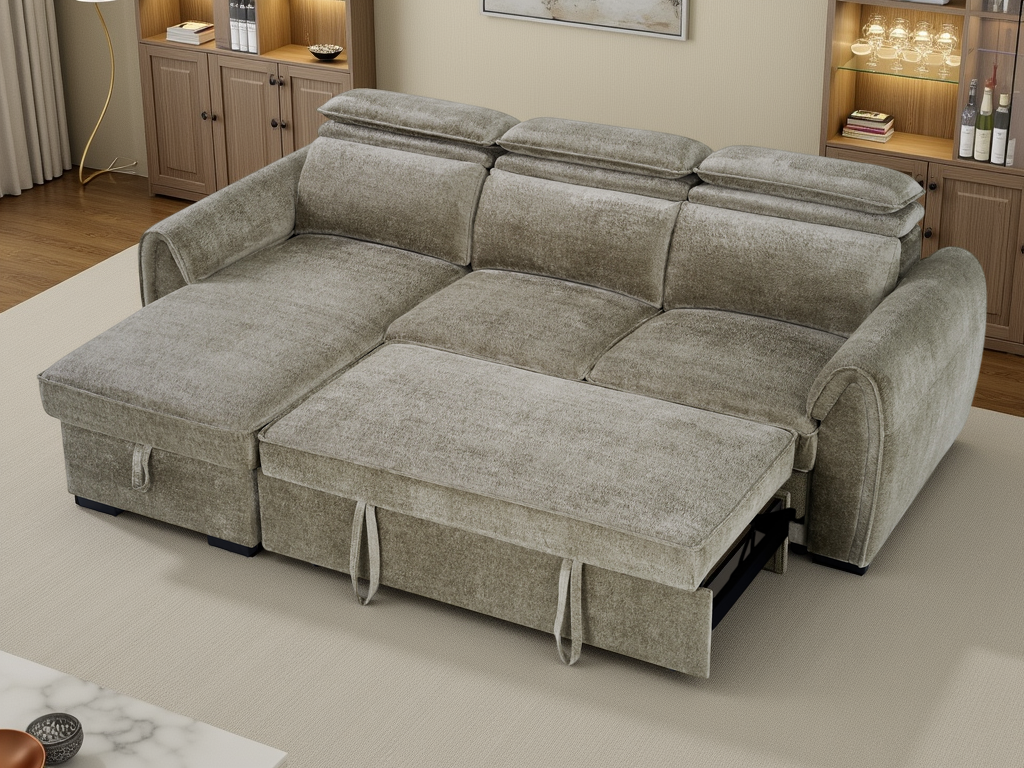 Montrose Sofa Bed Universal Corner Mushroom