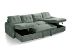 Moscow Sofa Bed U Shape Corner Green