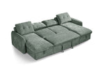 Moscow Sofa Bed U Shape Corner Green