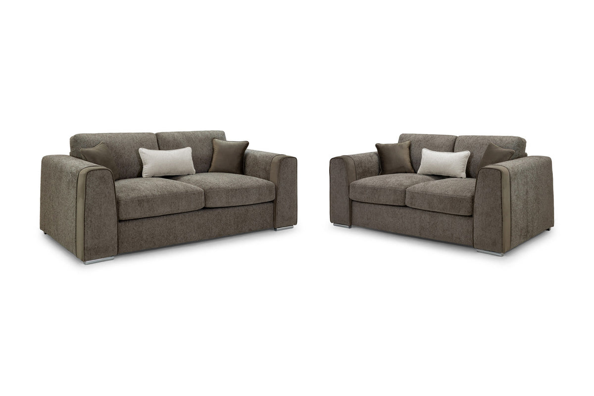 Naples Sofa 3+2 Set Mocha
