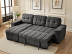 Palermo Universal Corner Sofa Bed Grey