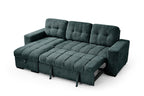 Palermo Universal Corner Sofa Bed Teal