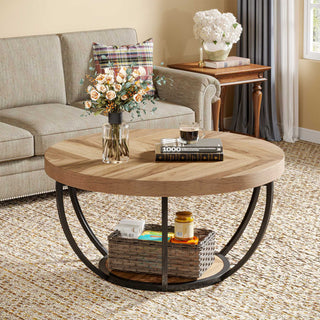 31.7-inch round coffee table