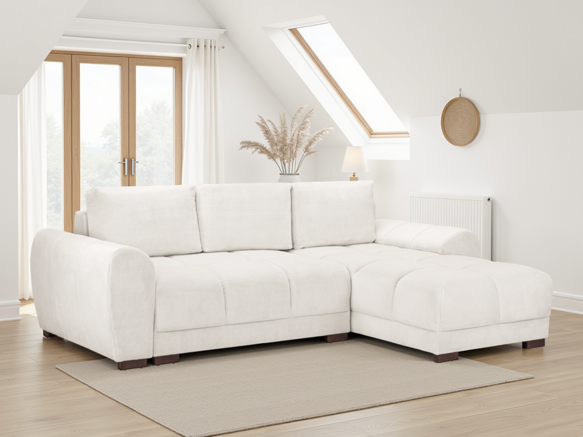 Azzuro Sofa Bed Universal Corner Cream