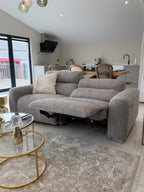 Toronto Electric Recliner 3 Seater Beige