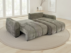 Portland Universal Corner Sofa Bed Green