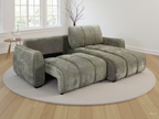 Portland Universal Corner Sofa Bed Green