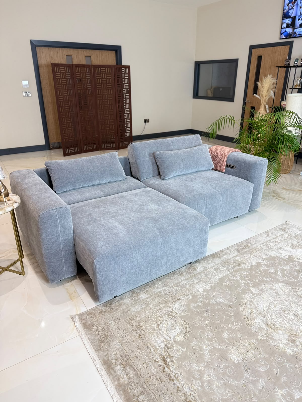 Prescott Electric Sofa Bed Grey