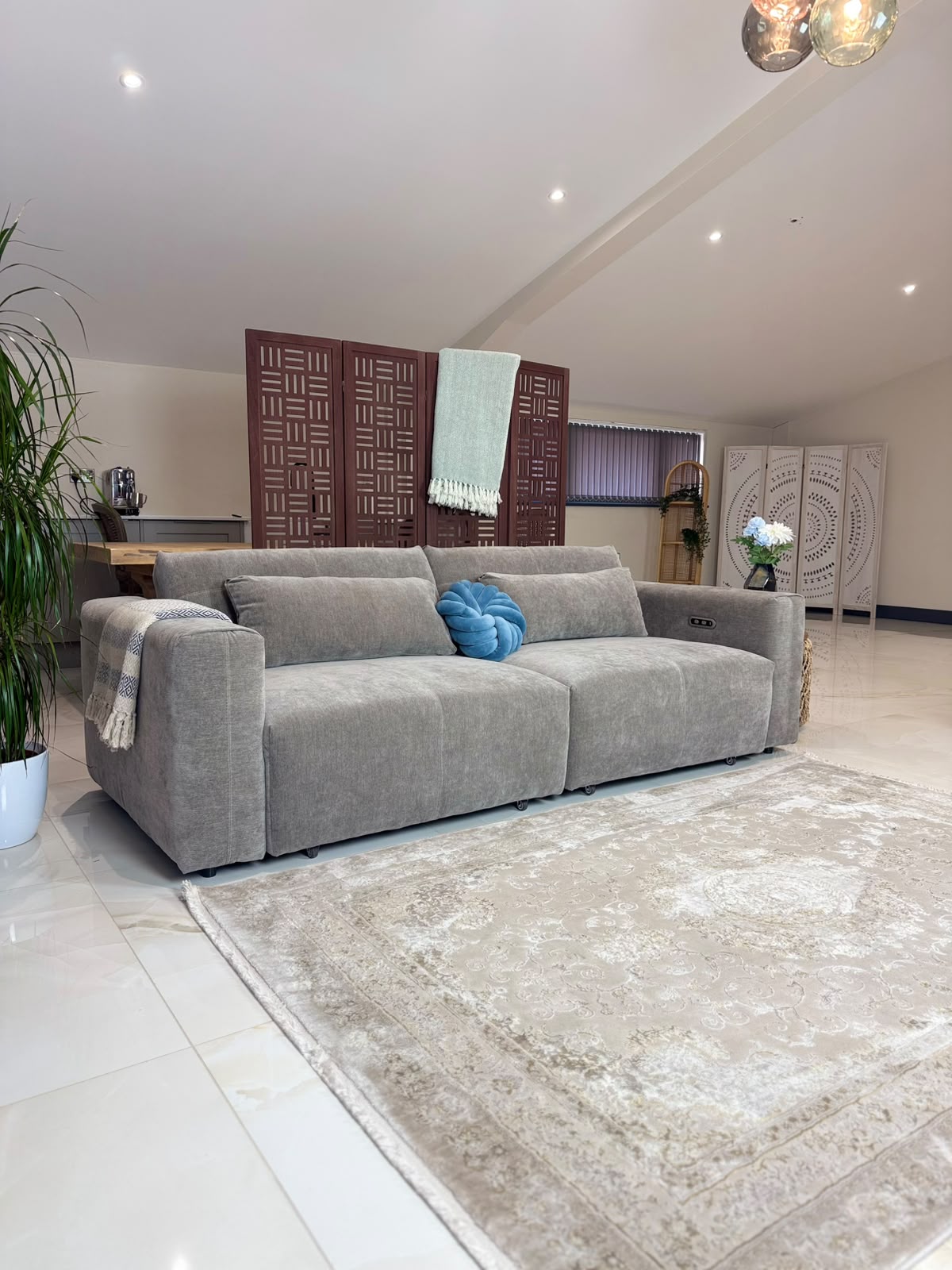 Prescott Electric Sofa Bed Beige