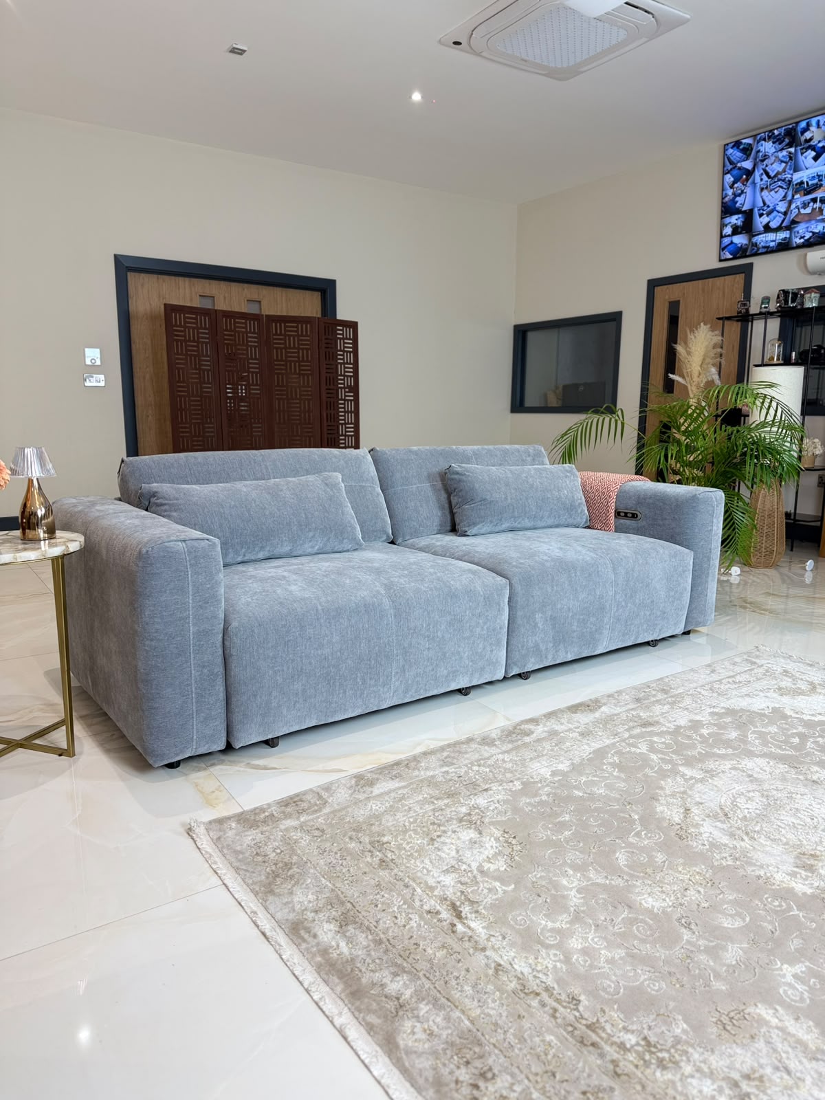 Prescott Electric Sofa Bed Grey