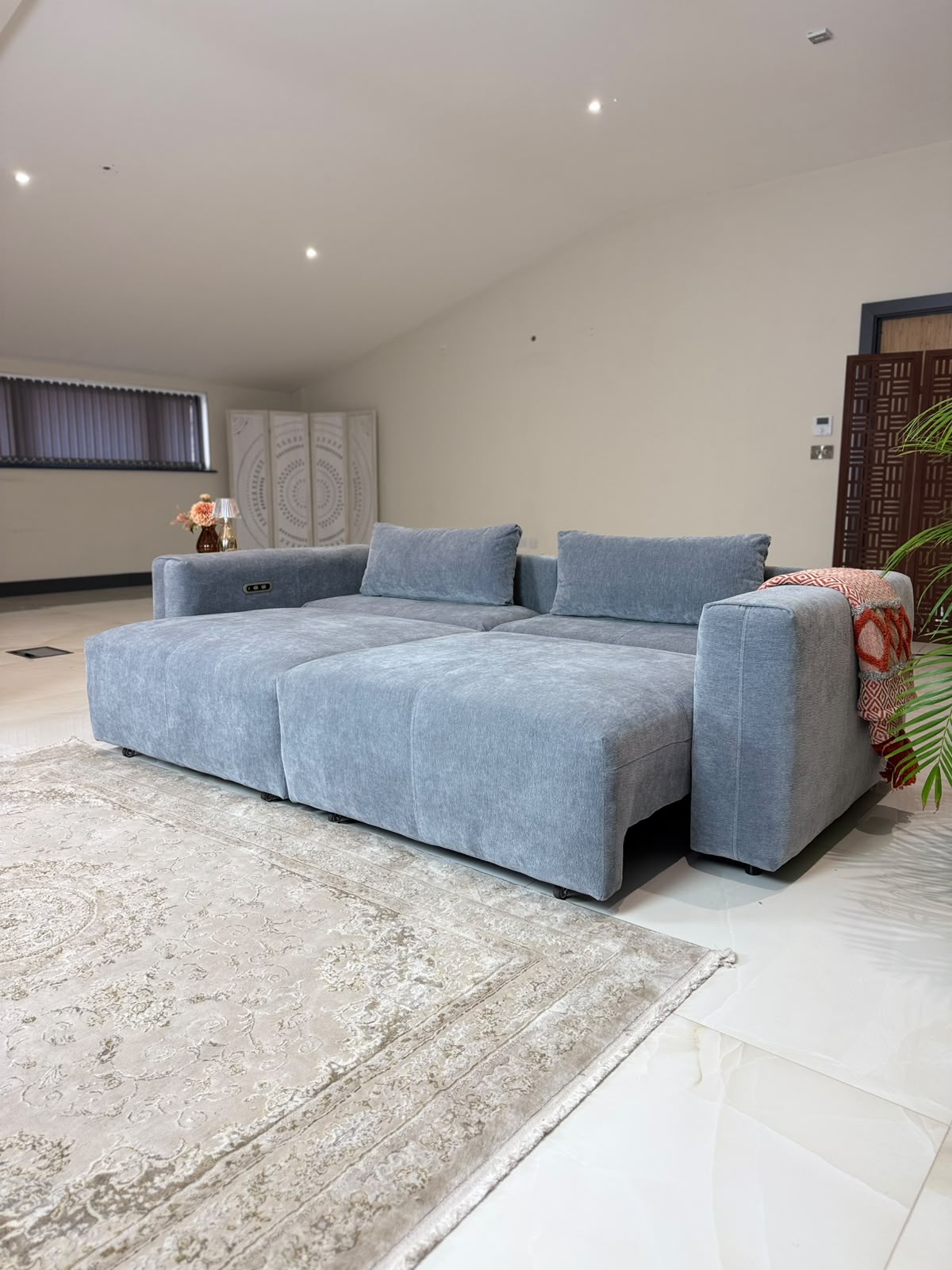 Prescott Electric Sofa Bed Grey