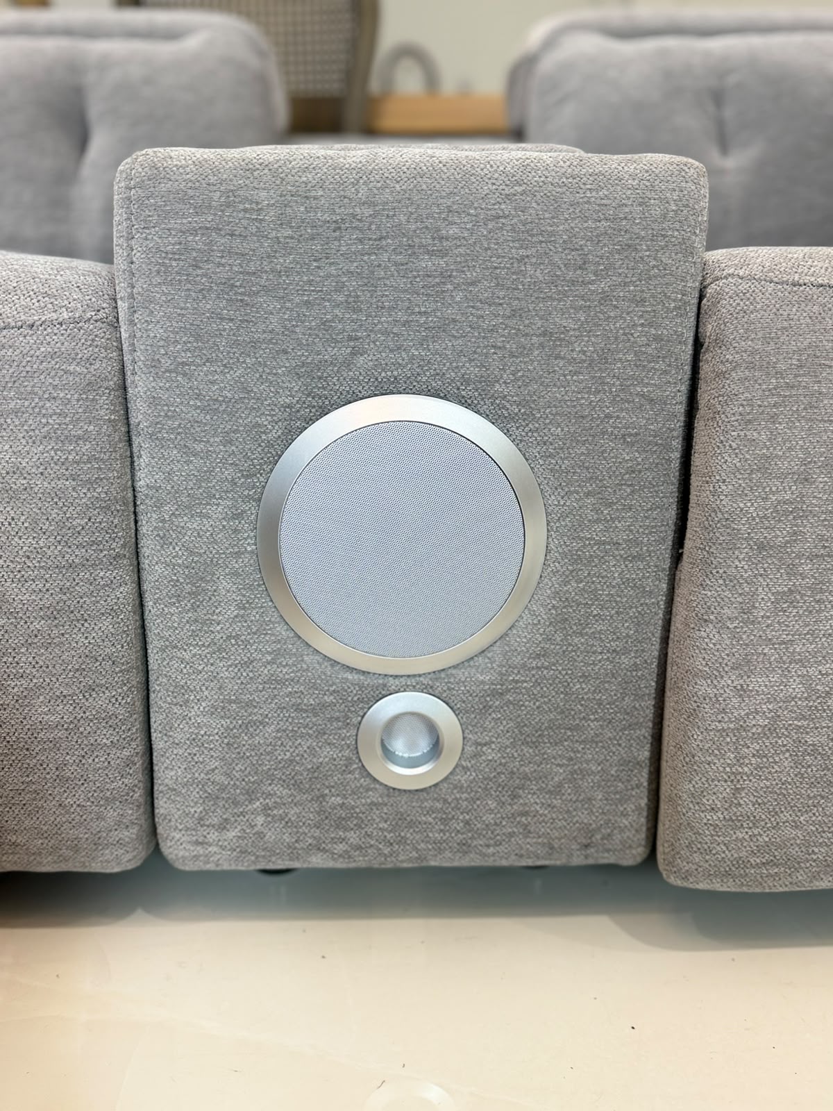 Ohio Electric Recliner Sofa Large Corner Grey