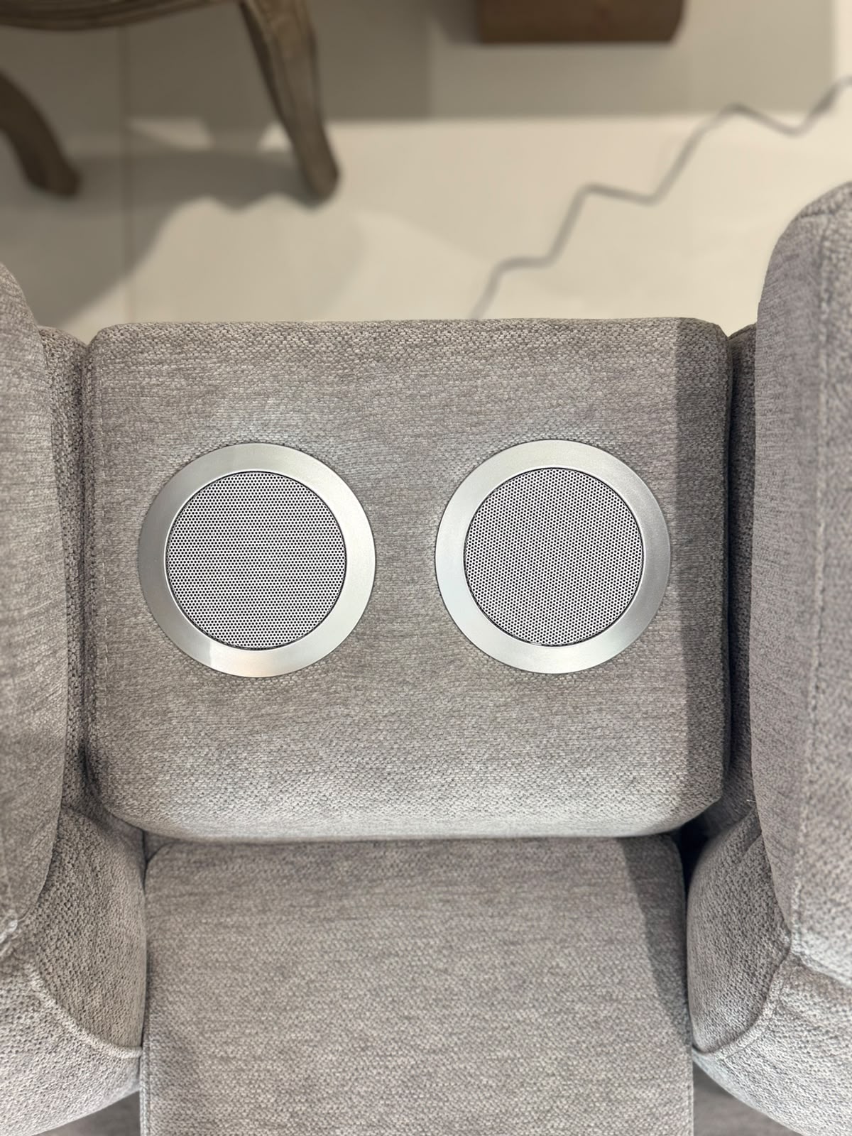 Ohio Electric Recliner Sofa Large Corner Grey