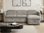 Capri Sofa Bed Universal Corner Grey