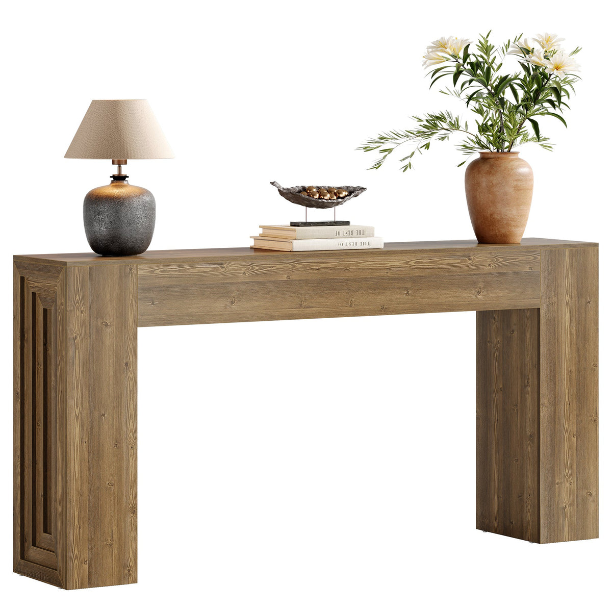 63-inch farmhouse console table