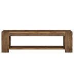 55.12 Inch Solid Wood Entryway Bench with Storage Shelf, Rustic Shoe Bench for Hallway