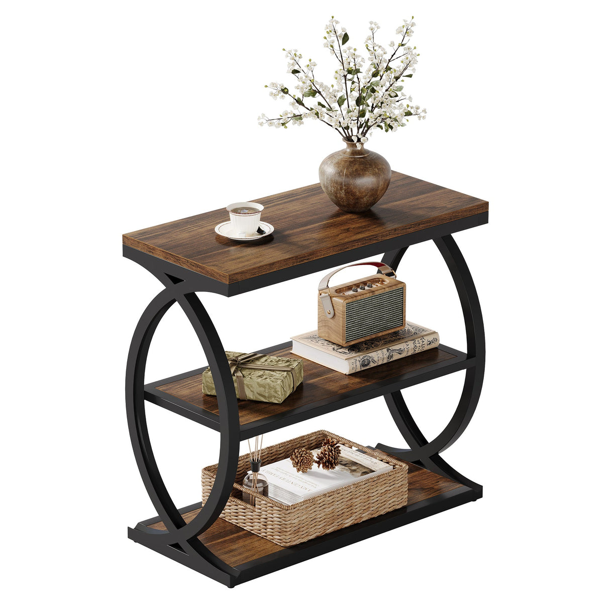 #Colour_Rustic Brown & Black