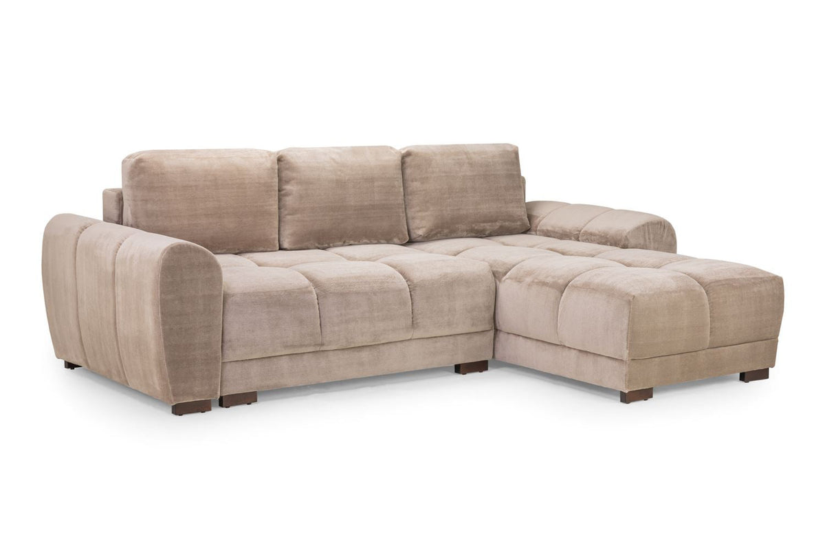 Azzuro Sofa Bed Universal Corner Mocha