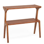 2-Tier end table, black finish