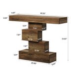 42.5-inch narrow console table