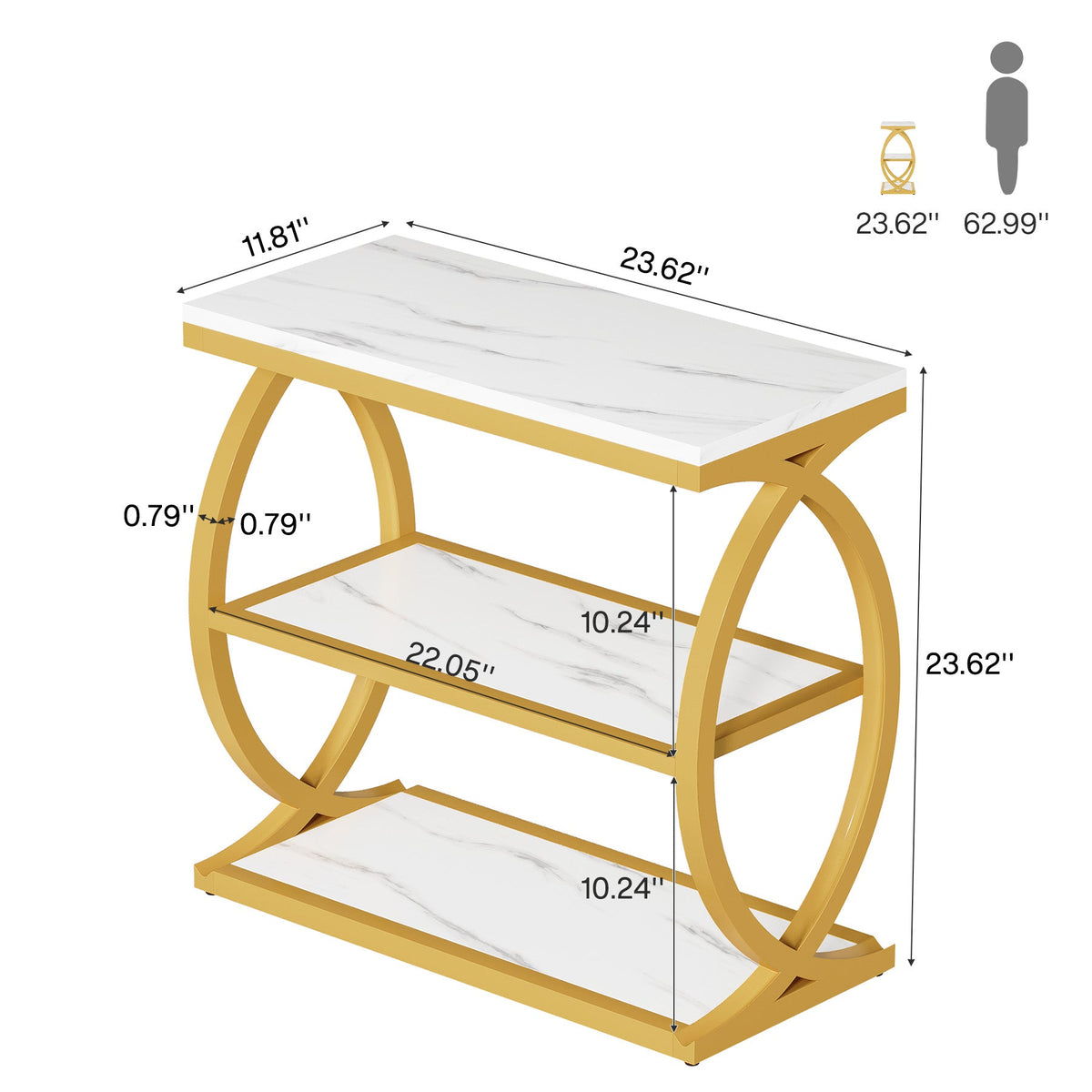 #Colour_White & Gold