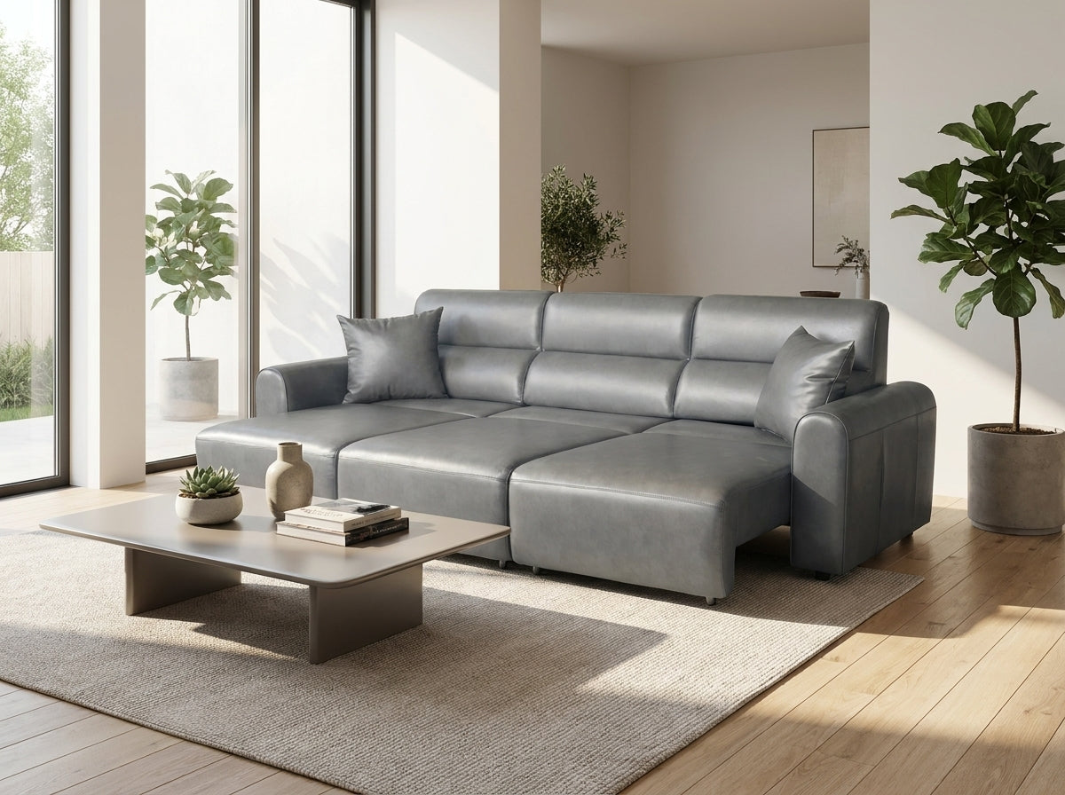 Conway Electric Sofa 3 Seater Grey