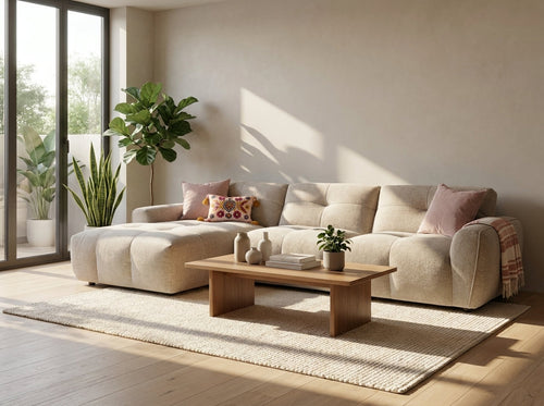 Montana Sofa Left Hand Beige